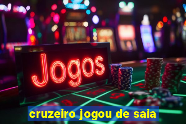 cruzeiro jogou de saia